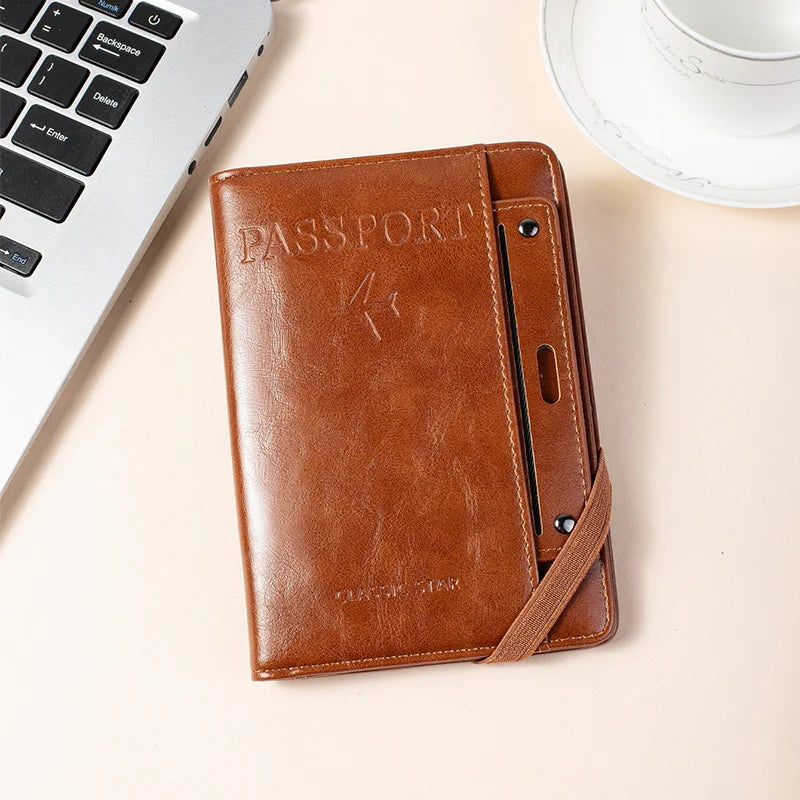 Premium Leather Finish Passport Holder