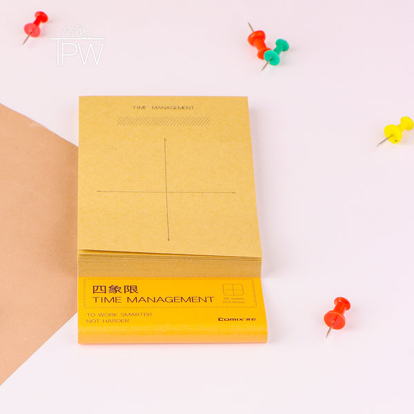 Comix Kraft Paper Sticky Notes Pad