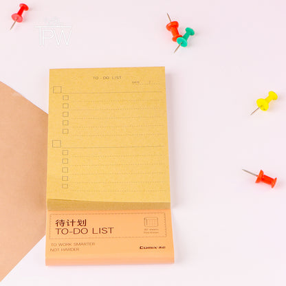 Comix Kraft Paper Sticky Notes Pad