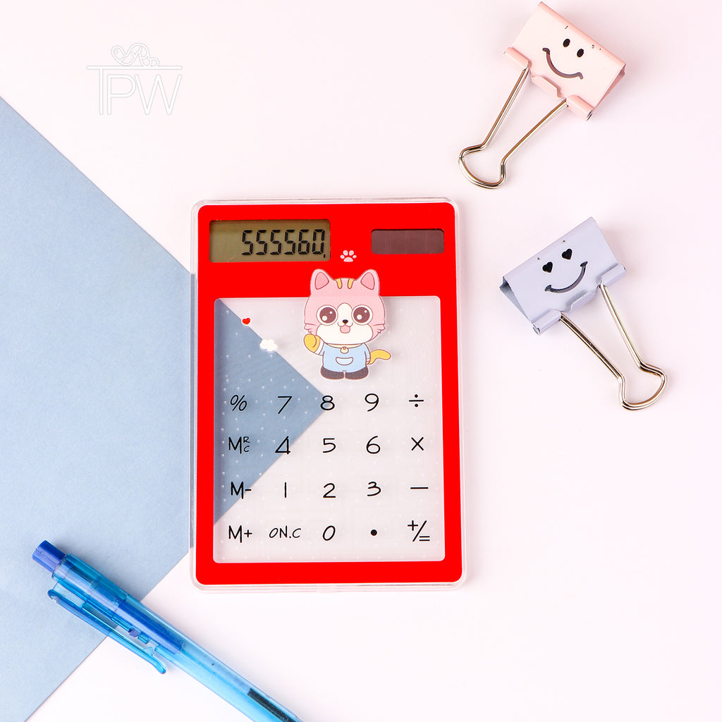 Transparent Body Glass Solar Calculator