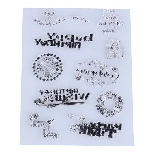 Transparent Silicon Stylish Stamp Sheets