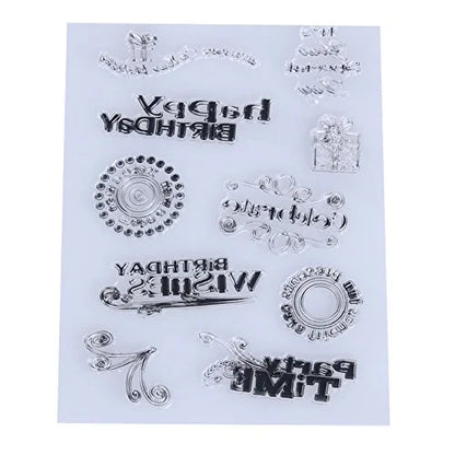 Transparent Silicon Stylish Stamp Sheets