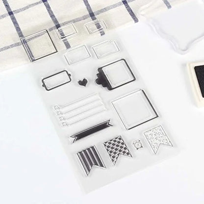 Transparent Silicon stylis Stamp Sheets