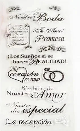 Silicon Transparent Stamp Sheets