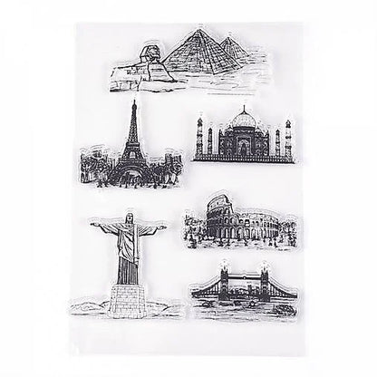 Transparent Silicon Stylish Stamp Sheets