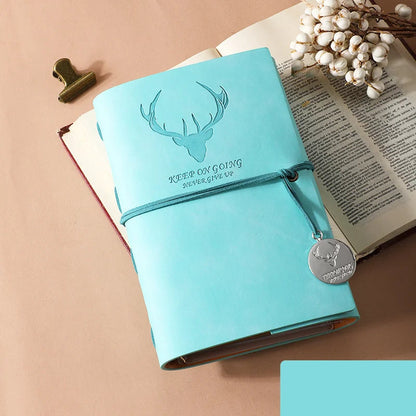 Markhor Embossed Leather Travel Journal