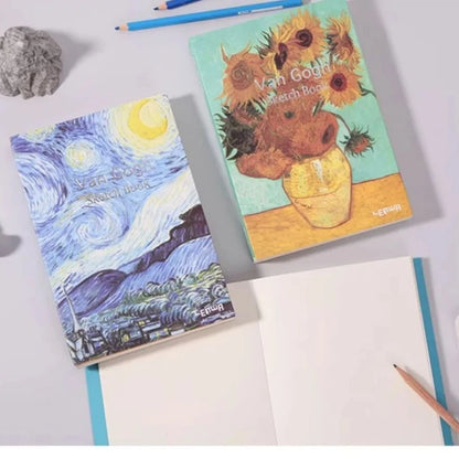 Van Gogh Oil Painting Cover Journal Sketch Book