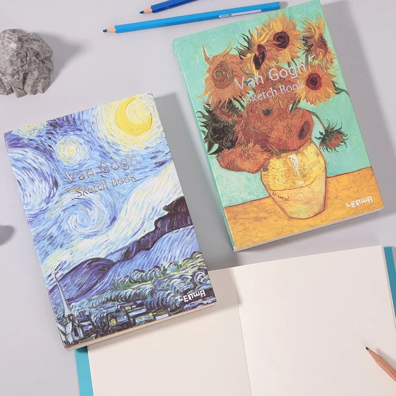 Van Gogh Oil Painting Cover Journal Sketch Book