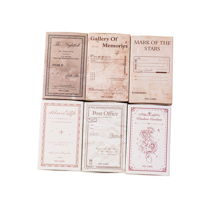 Echos from the Past Match Box Stickers