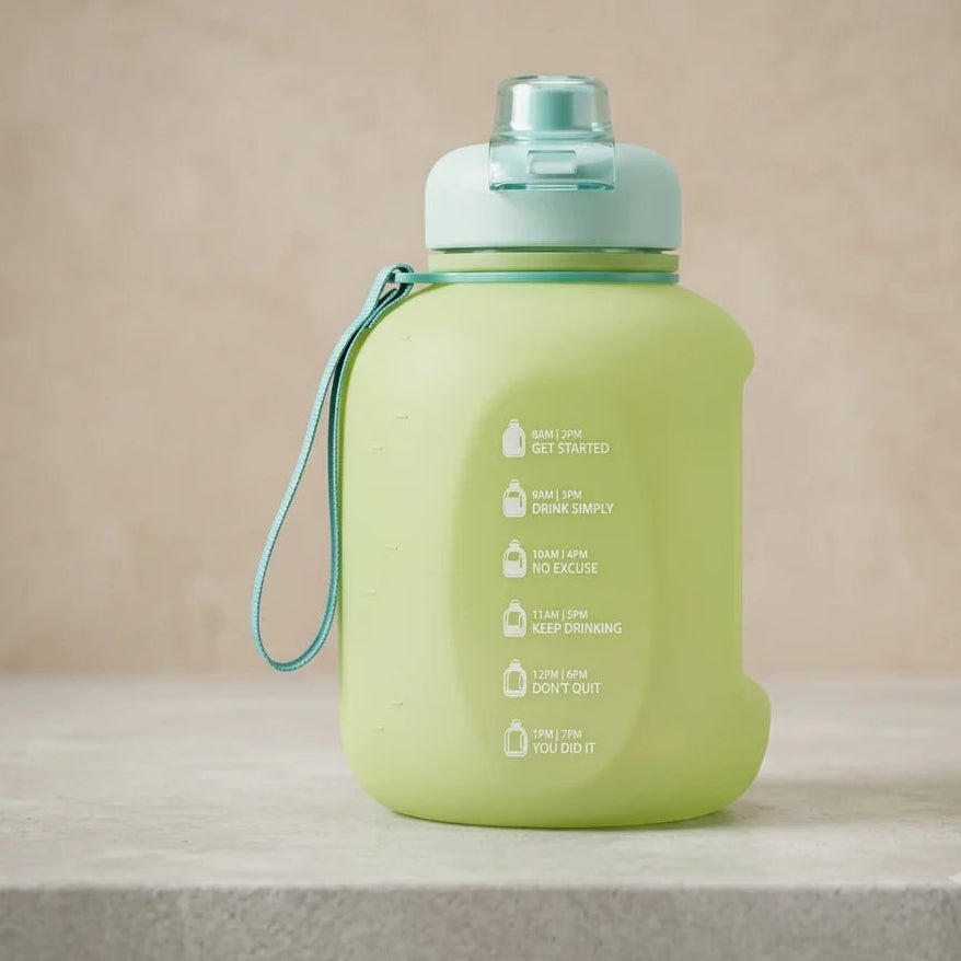 Portable Gradient Color Sports Water Bottle with Handle - Minor Fault