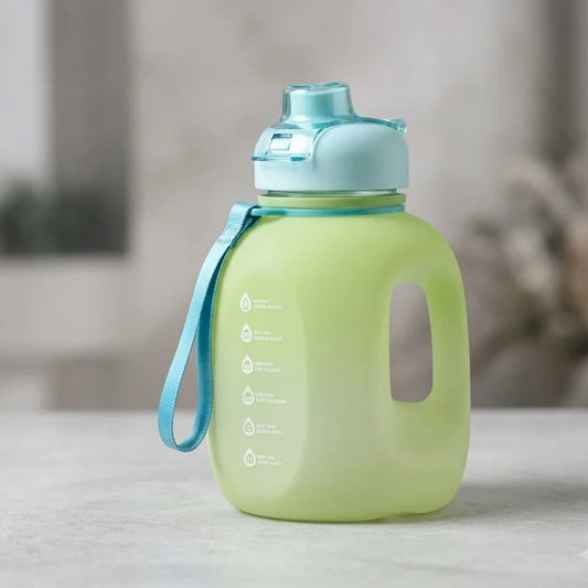 Portable Gradient Color Sports Water Bottle with Handle - Minor Fault