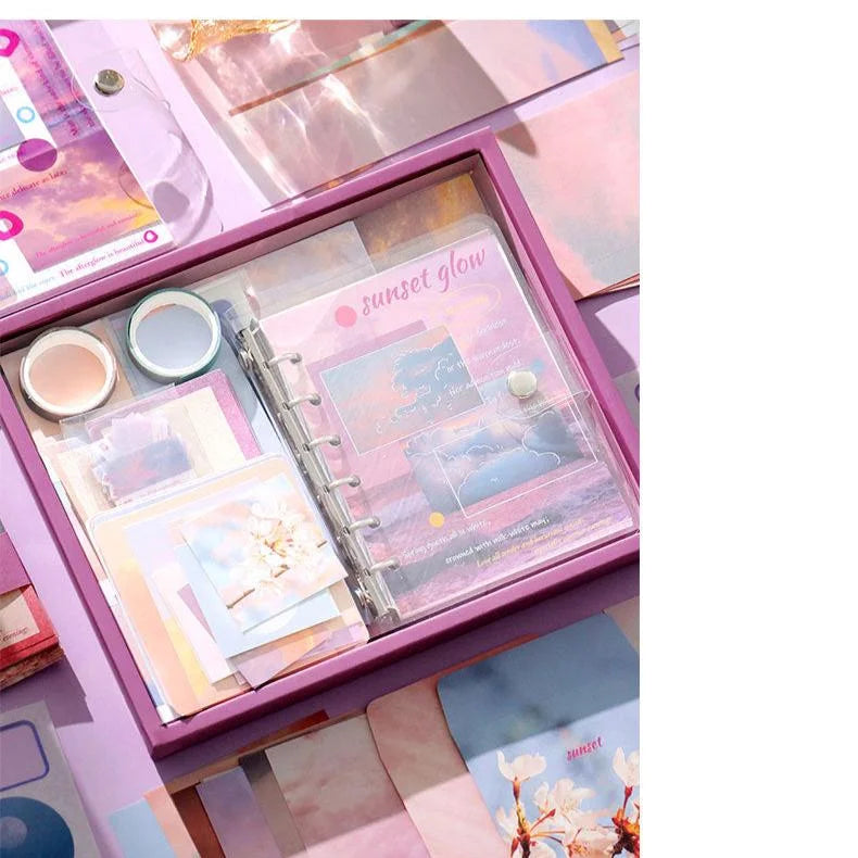 Loose-leaf Book Decoration DIY Journaling Kit Box