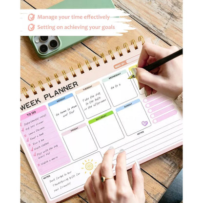 PP Coil Weekly Planner and Notepad