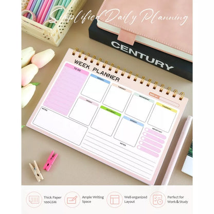 PP Coil Weekly Planner and Notepad
