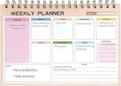 PP Coil Weekly Planner and Notepad