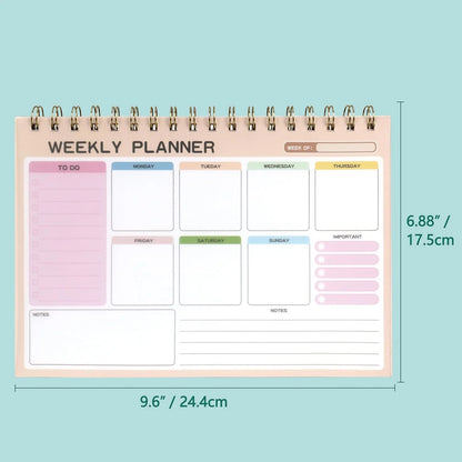 PP Coil Weekly Planner and Notepad