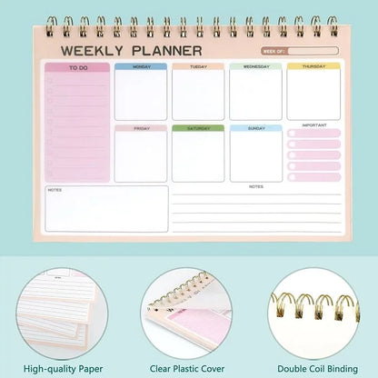 PP Coil Weekly Planner and Notepad