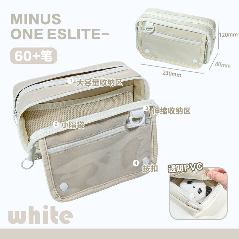 Multi-function Transparent Pencil Bag