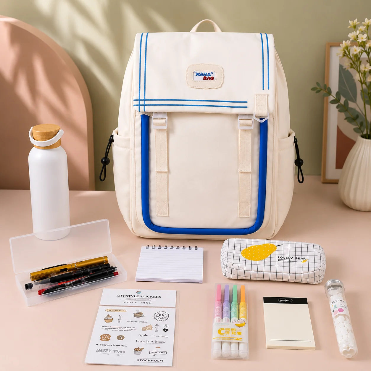 White Elegance Stationery Bundle