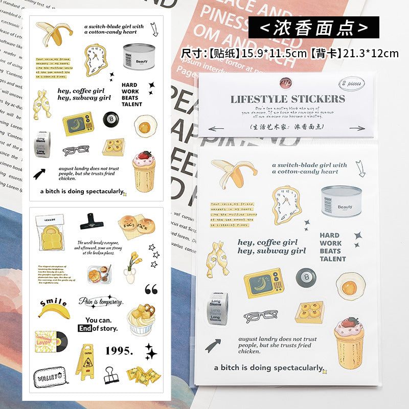 Life Style Slang Sticker Sheets