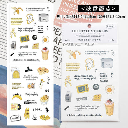 Life Style Slang Sticker Sheets