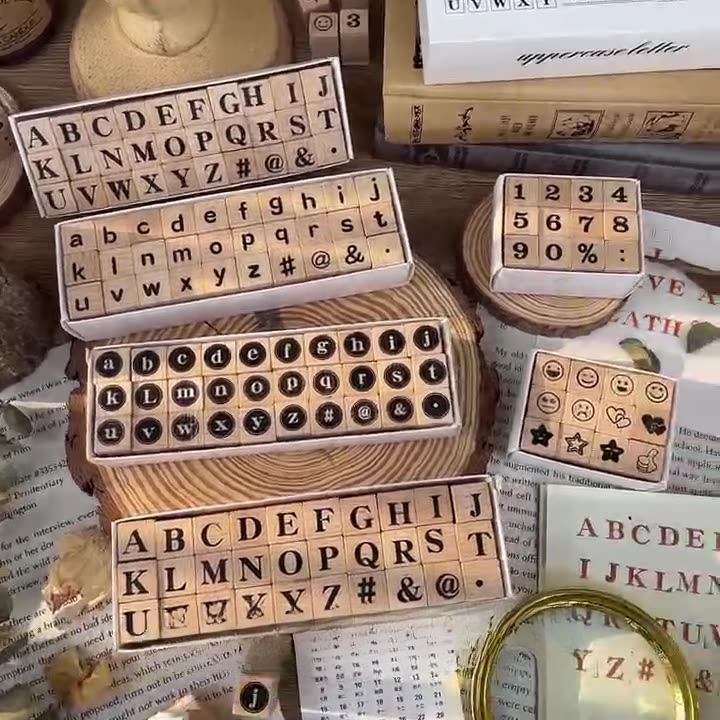 Multiple Creative &  Alphanumeric Stamp Box