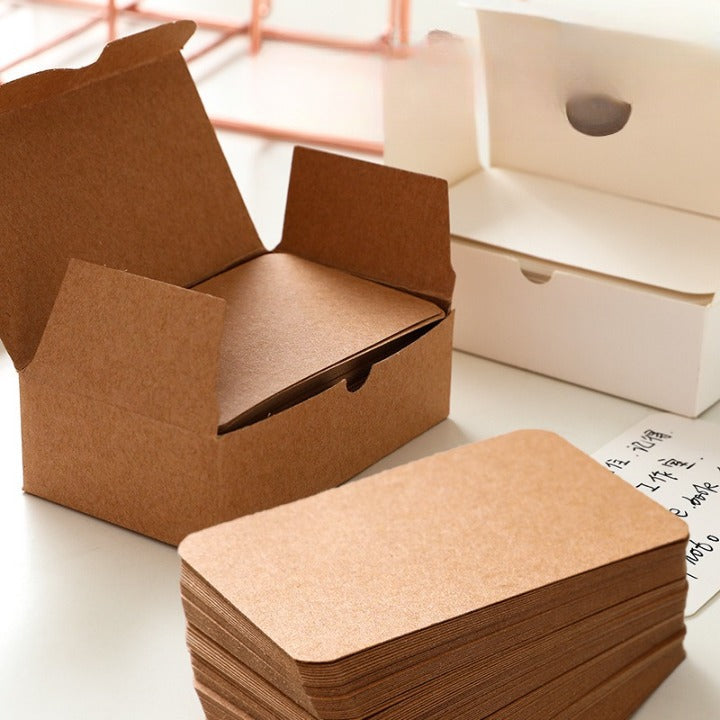 DIY Journaling Brown Hard Cards
