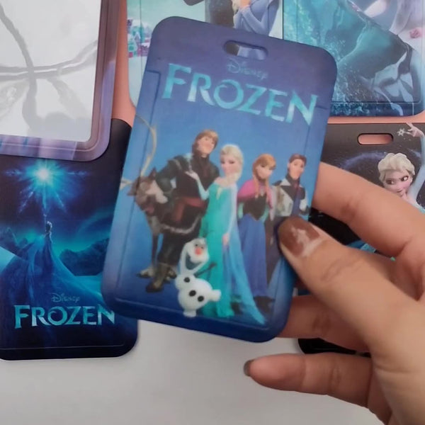 Multipurpose Student ID Card Holder - Frozen Series
