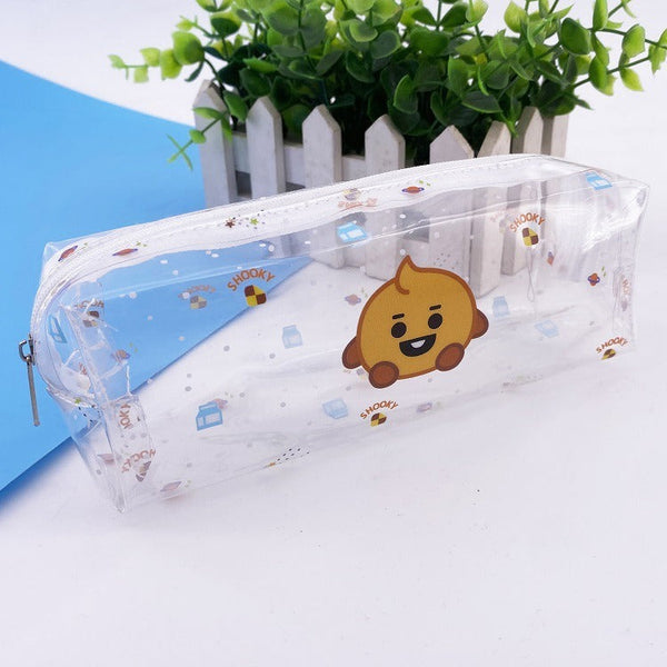 BTS BT21 Transparent PVC Pencil pouch