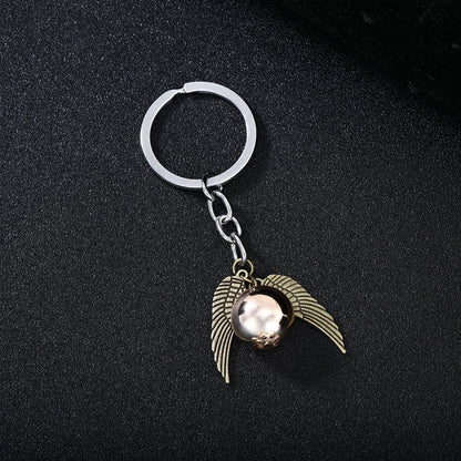 Harry Potter Golden Snitch Pendant Necklace Keychain