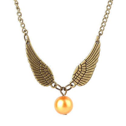 Harry Potter Golden Snitch Pendant Necklace Keychain