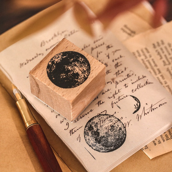 Moon Phase and Mushroom Series Stamps Box