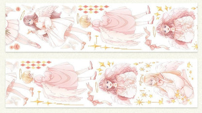 Cute Characters & Decorative Sticker PET Journaling Washi Tape