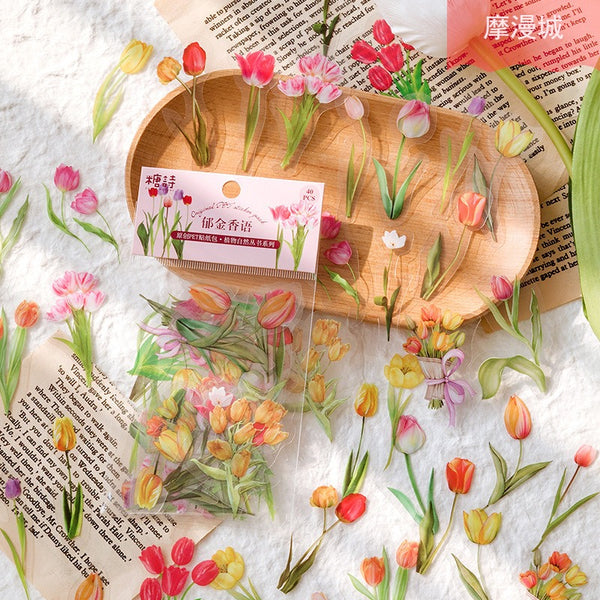 Nature Book Series Sugar Poem PET Sticker Pack