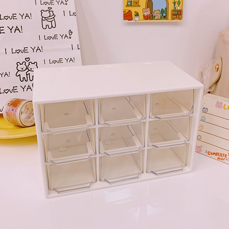 Transparent Storage Box Rack Drawer Set – thepaperworm