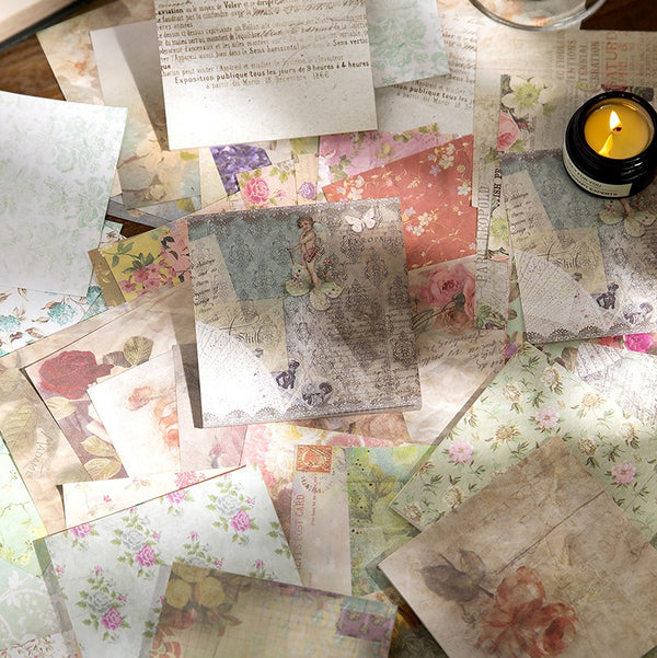 Secret Word Series Vintage Paper Decorative Sheets
