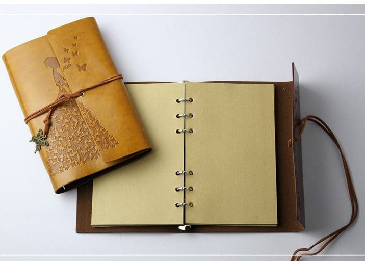 Princess Embossed Leather Cover Journal