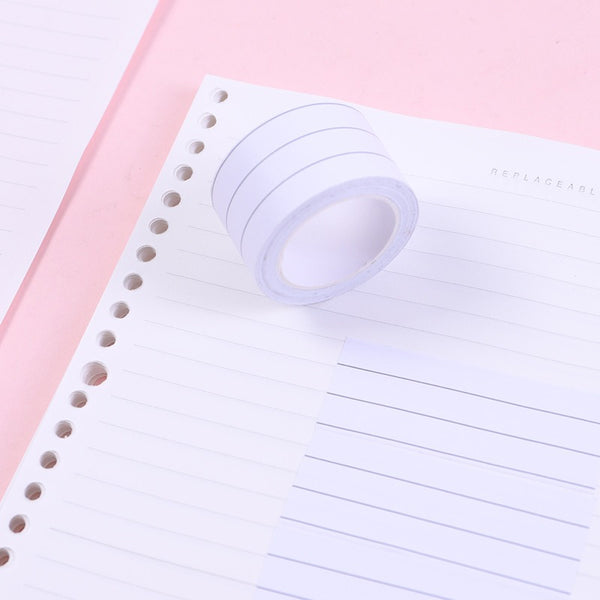 White Paper Correction Washi Tape