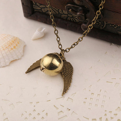 Harry Potter Golden Snitch Pendant Necklace Keychain