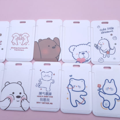 Multipurpose Student ID Card Holder - Bear Series