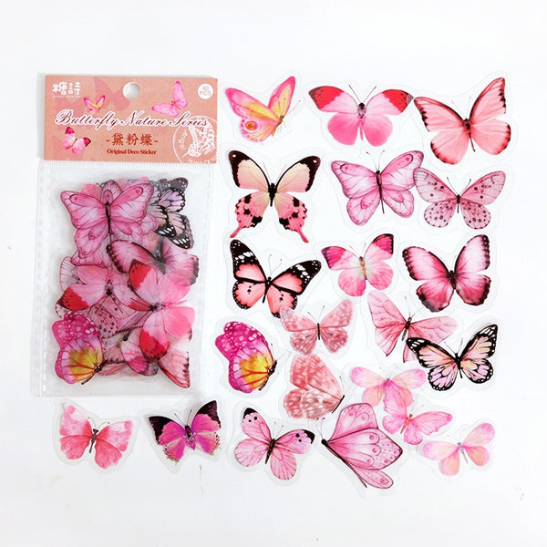 Butterfly Nature Series PET Sticker Pack
