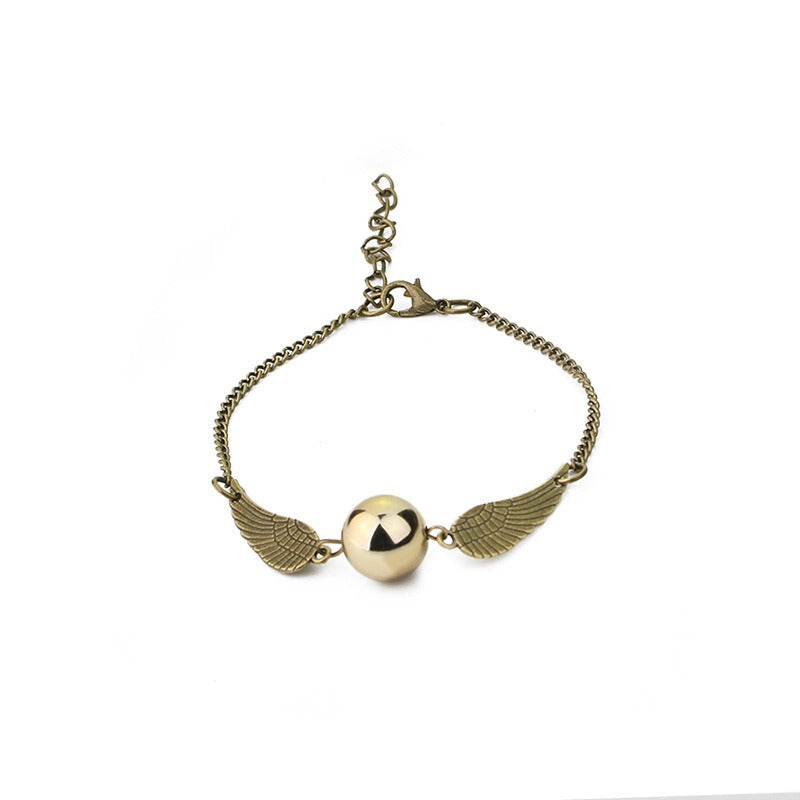 Harry Potter Golden Snitch Pendant Necklace Keychain