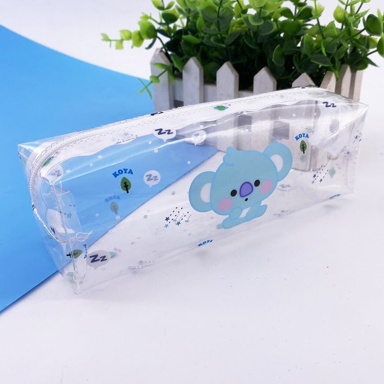 BTS BT21 Transparent PVC Pencil pouch