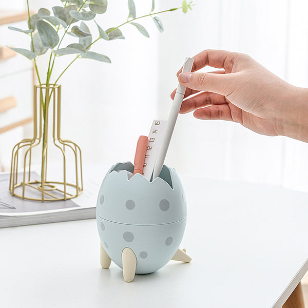 Cute Broken Dino Egg Pen Holder