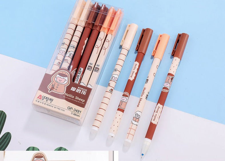Sheep Retro Colors Removeable Ink Liquid Gel Pen