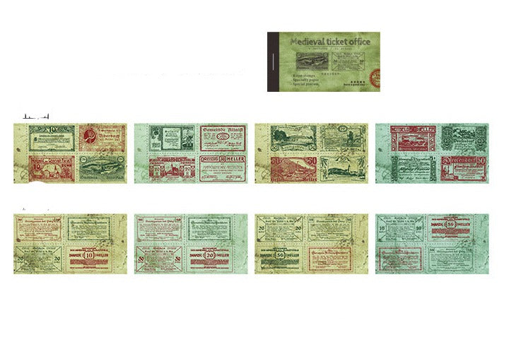 Good day Retro Medieval Antique Memo Pad Sticky Notes