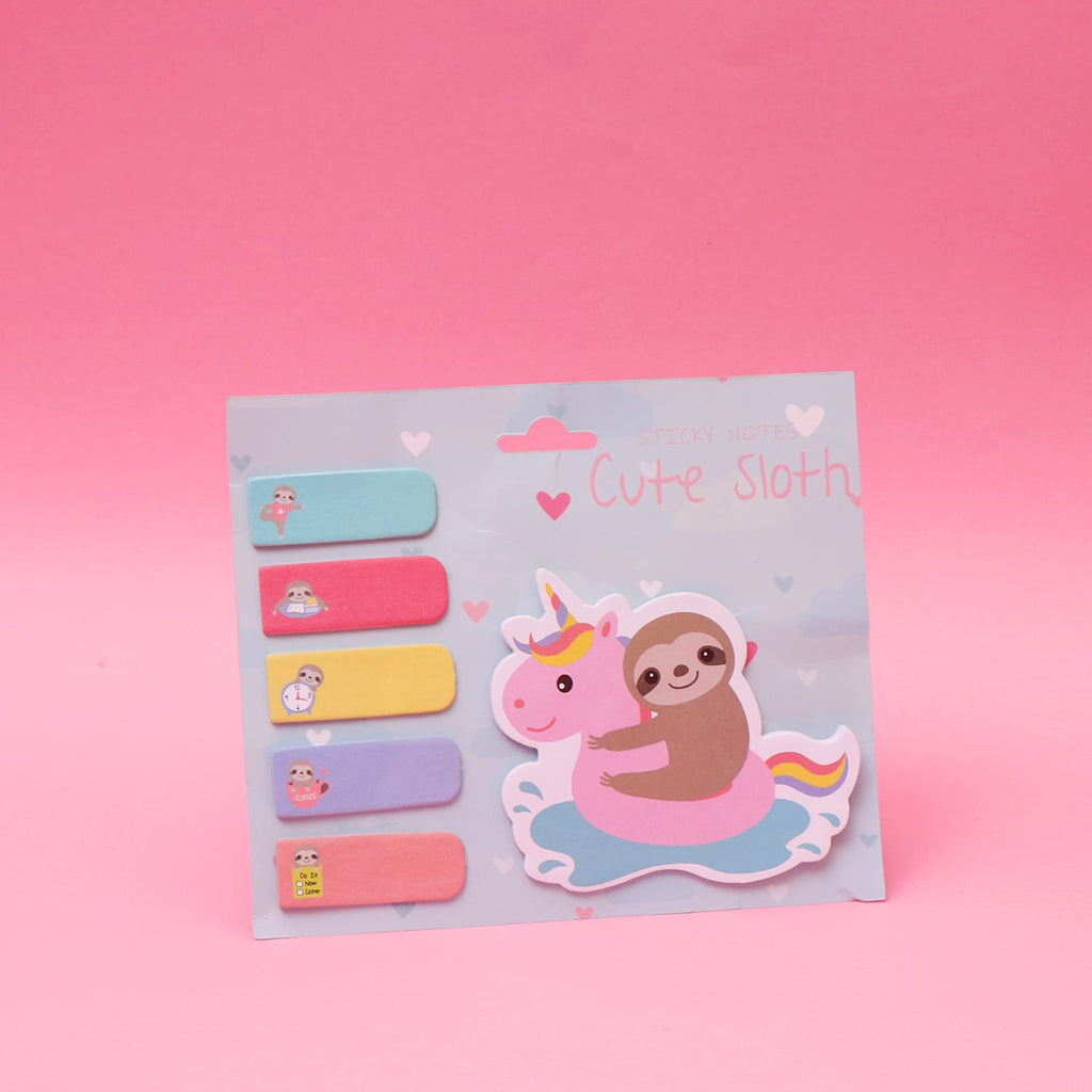 Cute Sloth Sticky Notes