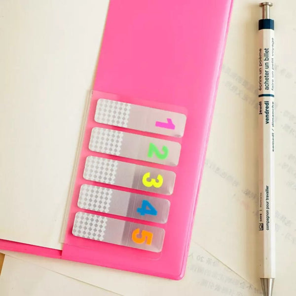 Numeric Memo Sticky Notes Bookmarks