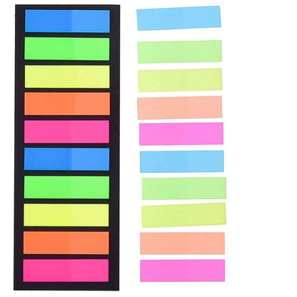 Fluorescent Self Adhesive Memo Pad Sticky Notes Bookmarks