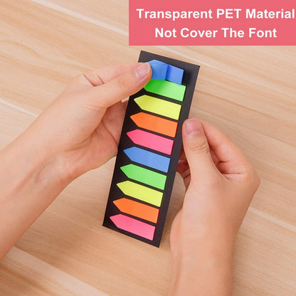 Fluorescent Self Adhesive Memo Pad Sticky Notes Bookmarks